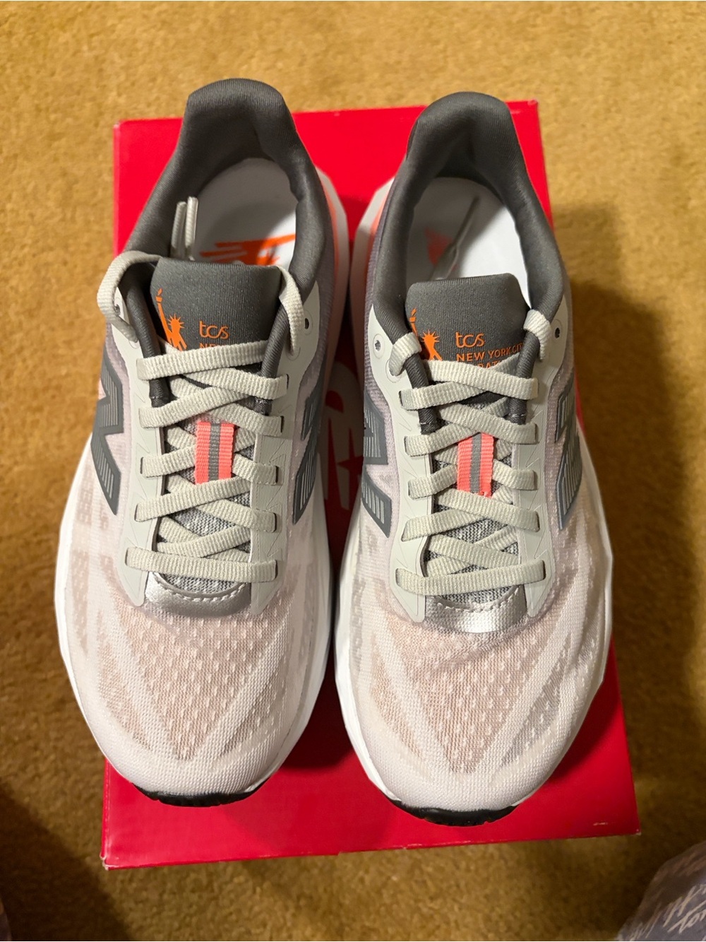 New Balance Women's Pink Gray TCS Running Sneakers